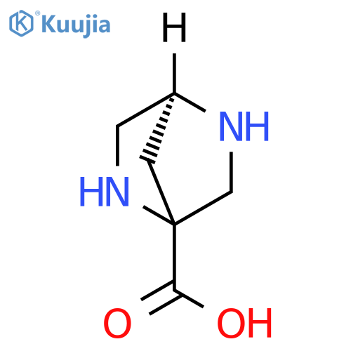 (4S)-2,5-diazabicyclo2.2.1heptane-1-carboxylic acid structure