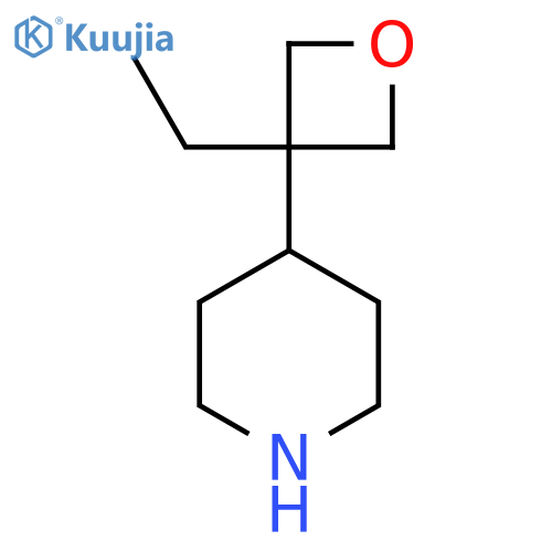 4-(3-ethyloxetan-3-yl)piperidine structure