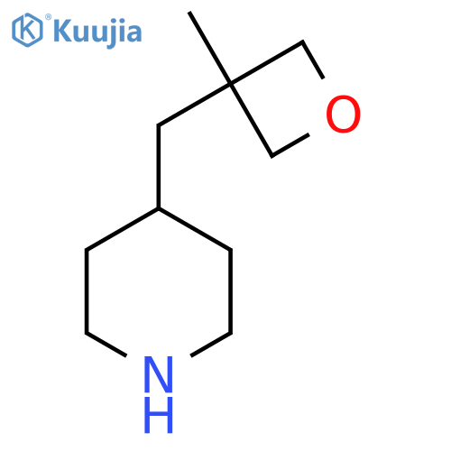 4-(3-methyloxetan-3-yl)methylpiperidine structure