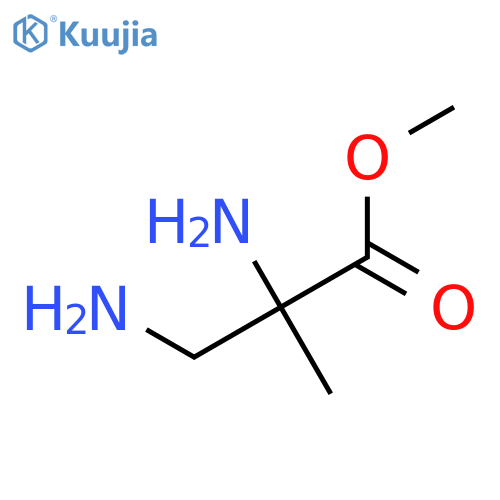 L-Alanine,3-amino-2-methyl-, methyl ester structure