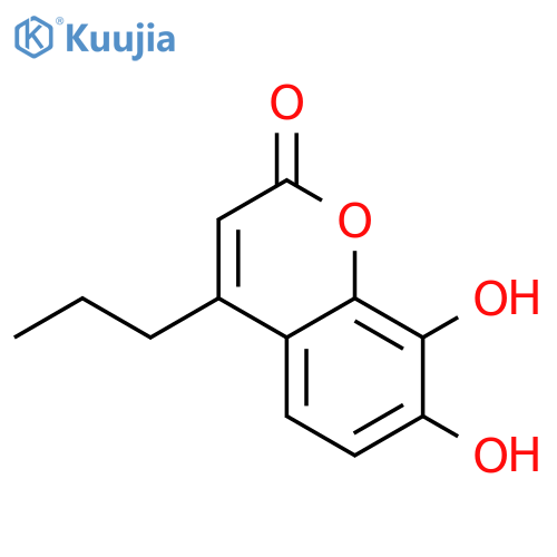 7,8-Dihydroxy-4-propyl-2H-chromen-2-one structure
