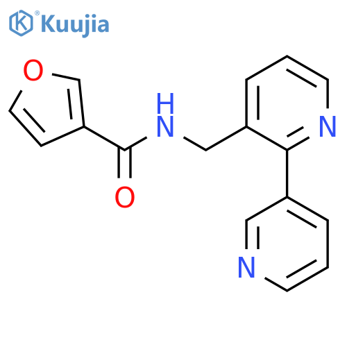 N-({2,3'-bipyridine-3-yl}methyl)furan-3-carboxamide structure