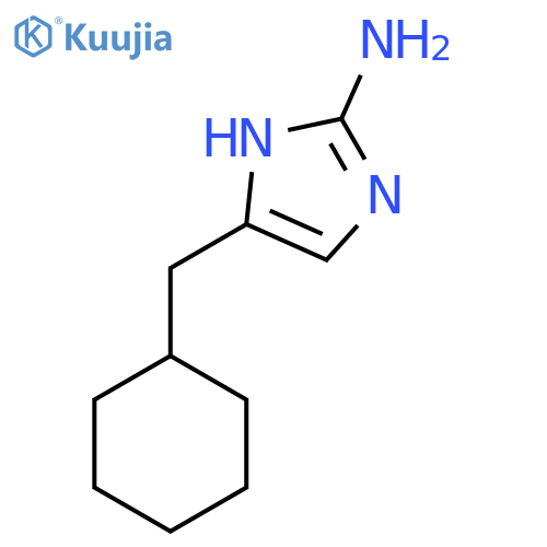 5-(cyclohexylmethyl)-1H-imidazol-2-amine structure