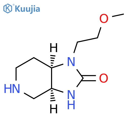 rac-(3aR,7aS)-1-(2-methoxyethyl)-octahydro-1H-imidazolidino4,5-cpyridin-2-one structure