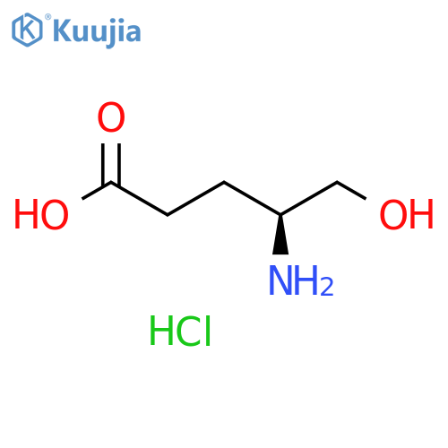 (4S)-4-amino-5-hydroxypentanoic acid hydrochloride structure