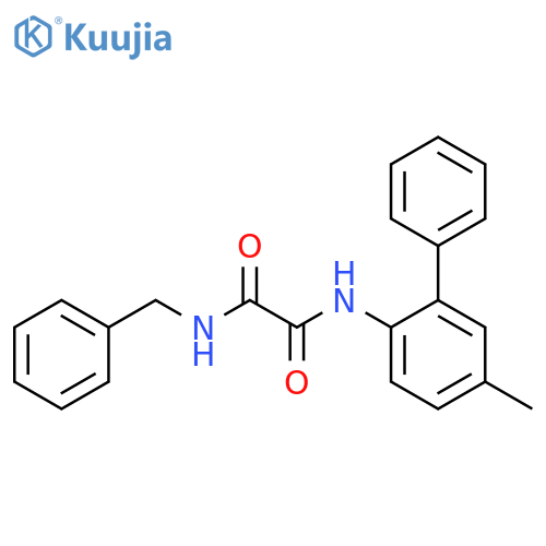 N1-Benzyl-N2-(5-methyl-2-biphenylyl)oxalamide structure
