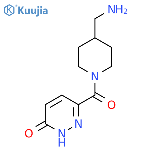6-(4-(Aminomethyl)piperidine-1-carbonyl)pyridazin-3(2H)-one structure