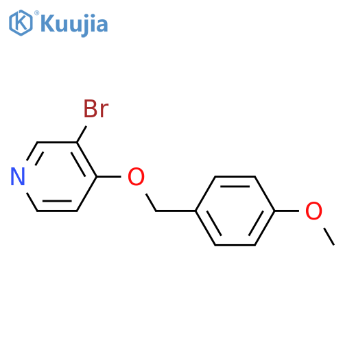 3-Bromo-4-[(4-methoxyphenyl)methoxy]pyridine structure