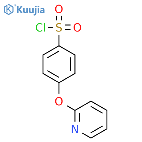 4-(pyridin-2-yloxy)benzenesulfonyl chloride structure