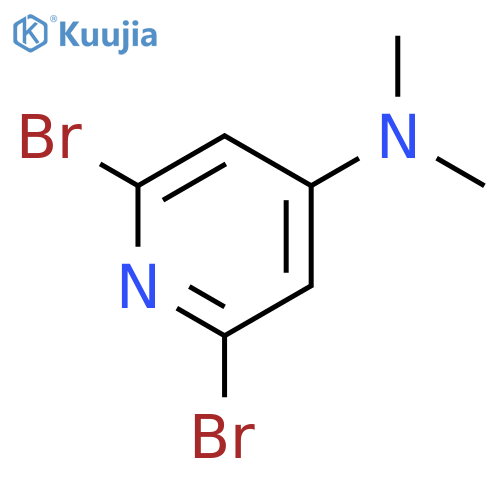 4-Pyridinamine, 2,6-dibromo-N,N-dimethyl- structure