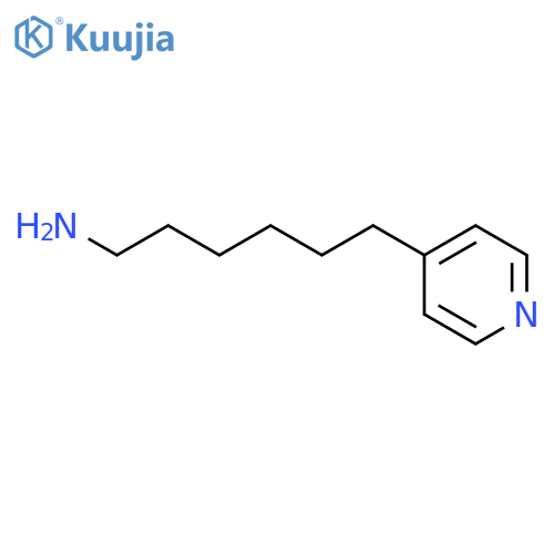 4-PYRIDINEHEXANAMINE structure