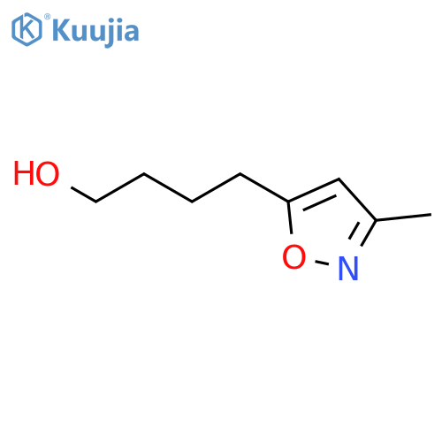 5-Isoxazolebutanol,3-methyl- structure