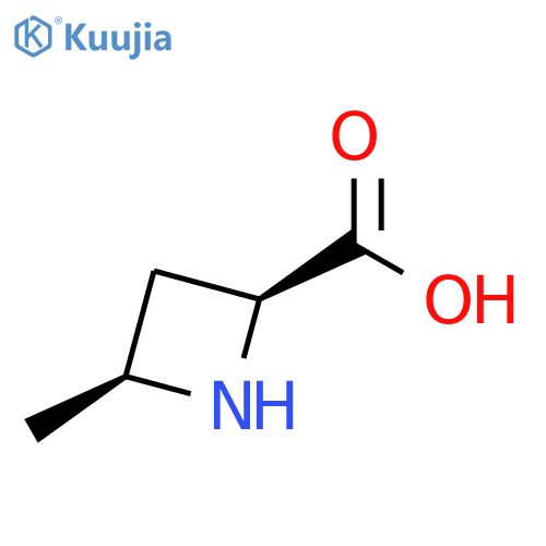 (2S,4S)-4-methylazetidine-2-carboxylic acid structure