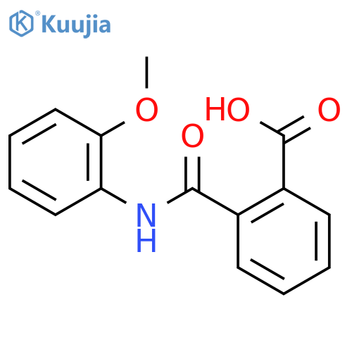 2-[(2-methoxyphenyl)carbamoyl]benzoic Acid structure