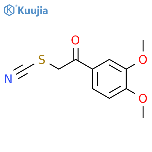 2-(3,4-Dimethoxyphenyl)-2-oxoethyl thiocyanate structure