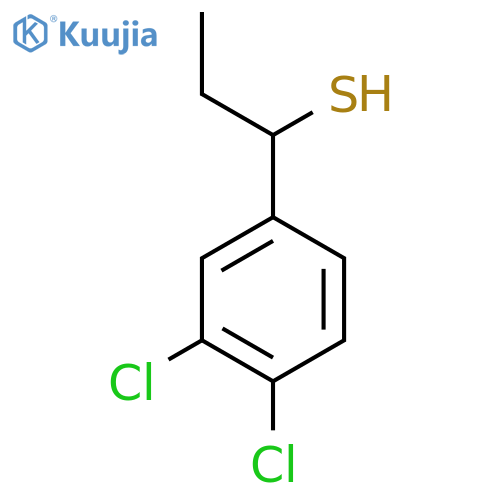 1-(3,4-Dichlorophenyl)propane-1-thiol structure