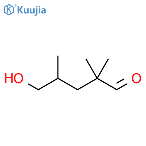 5-hydroxy-2,2,4-trimethylpentanal structure