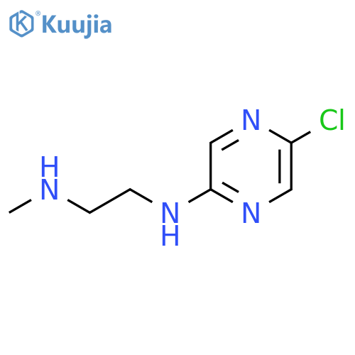 5-chloro-N-2-(methylamino)ethylpyrazin-2-amine structure