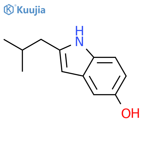 2-(2-methylpropyl)-1H-Indol-5-ol structure