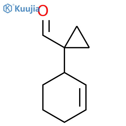 1-(Cyclohex-2-en-1-yl)cyclopropane-1-carbaldehyde structure