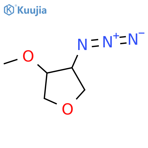 3-azido-4-methoxyoxolane structure