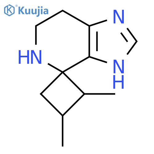 3,4-dimethyl-3',5',6',7'-tetrahydrospirocyclobutane-1,4'-imidazo4,5-cpyridine structure