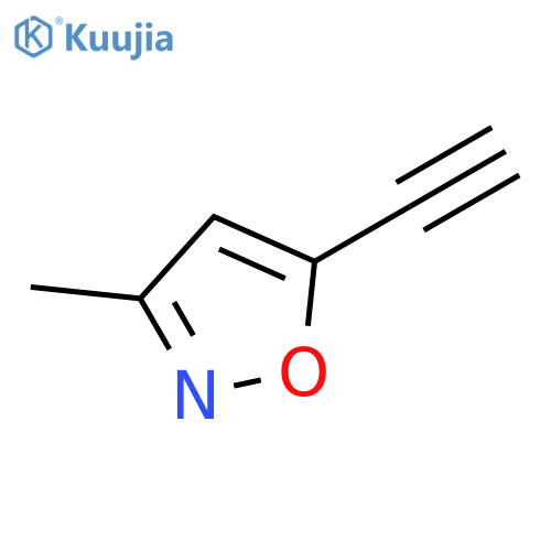 5-ethynyl-3-methyl-1,2-oxazole structure