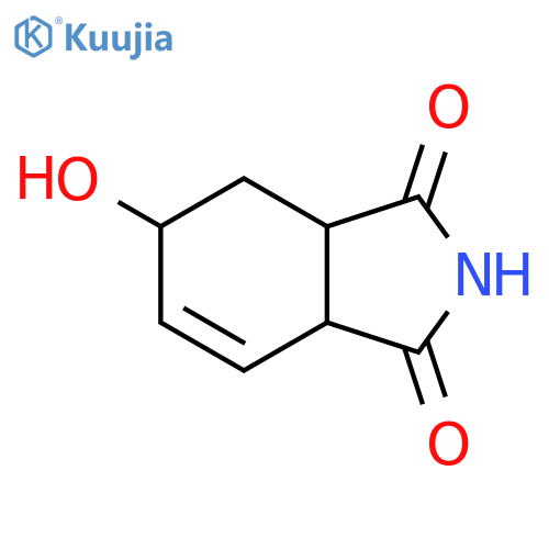 1H-Isoindole-1,3(2H)-dione, 3a,4,5,7a-tetrahydro-5-hydroxy- structure