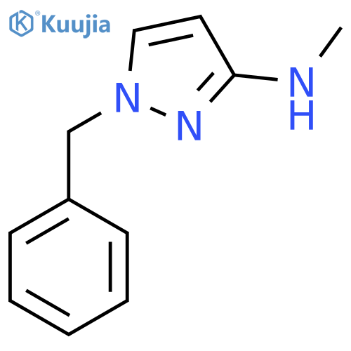 1-benzyl-N-methyl-1H-pyrazol-3-amine structure