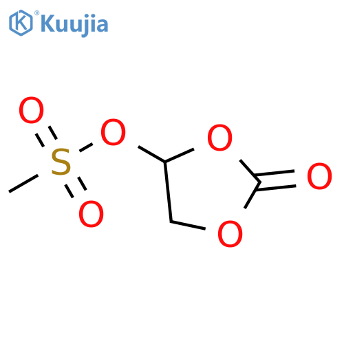 2-oxo-1,3-dioxolan-4-yl methanesulfonate structure