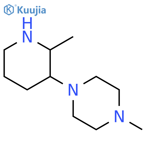 Piperazine, 1-methyl-4-(2-methyl-3-piperidinyl)- structure