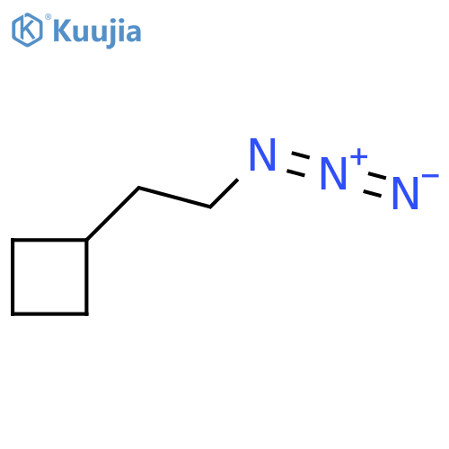 (2-azidoethyl)cyclobutane structure