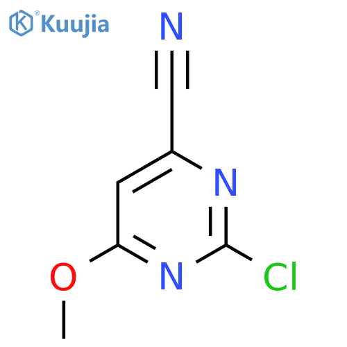 2-Chloro-6-methoxypyrimidine-4-carbonitrile structure