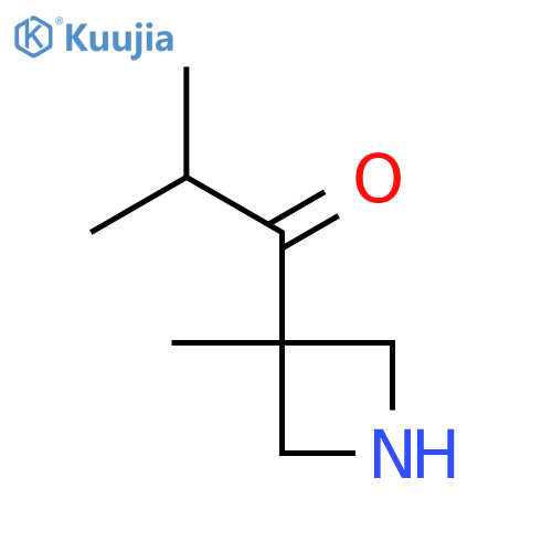 2-Methyl-1-(3-methylazetidin-3-yl)propan-1-one structure