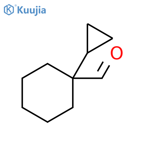 1-cyclopropylcyclohexane-1-carbaldehyde structure