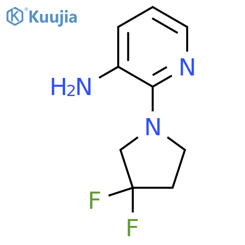 2-(3,3-Difluoropyrrolidin-1-yl)pyridin-3-amine structure