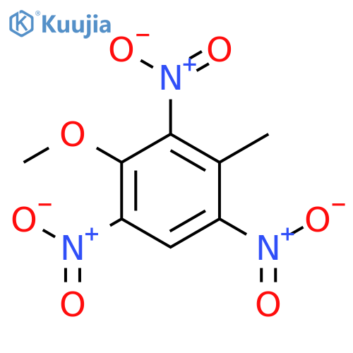 Benzene,2-methoxy-4-methyl-1,3,5-trinitro- structure