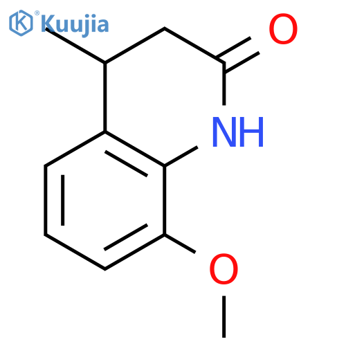 2(1H)-Quinolinone, 3,4-dihydro-8-methoxy-4-methyl-, (-)- structure
