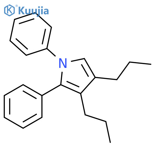 1H-Pyrrole, 1,2-diphenyl-3,4-dipropyl- structure