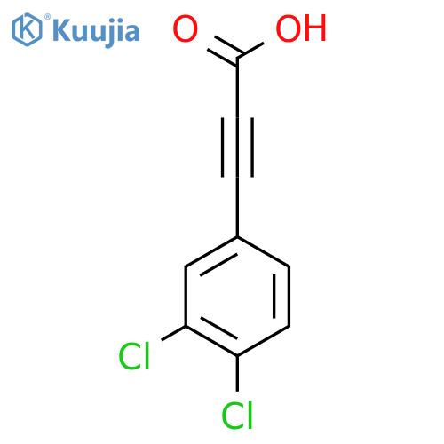 3-(3,4-Dichlorophenyl)prop-2-ynoic acid structure