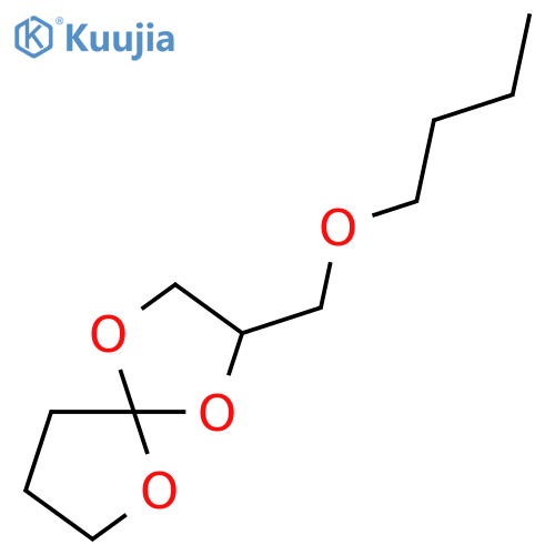 1,4,6-Trioxaspiro[4.4]nonane, 2-(butoxymethyl)- structure
