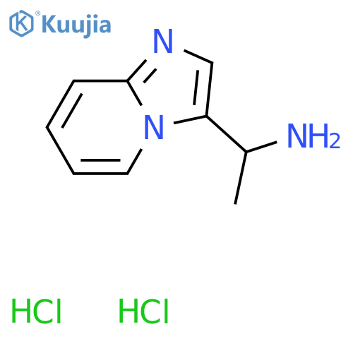 1-(IMIDAZO[1,2-A]PYRIDIN-3-YL)ETHANAMINE DiHYDROCHLORIDE structure