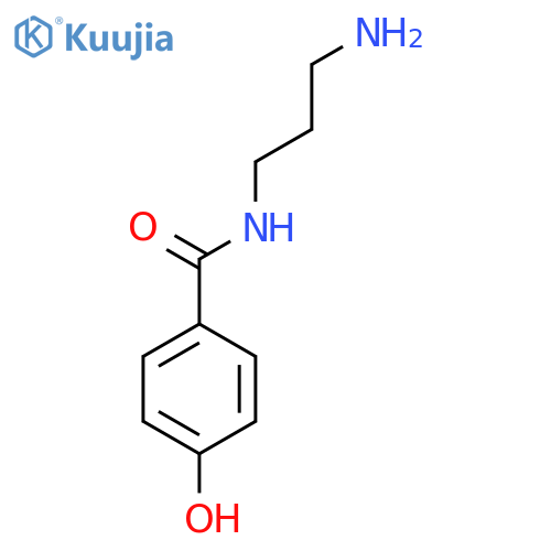 Benzamide, N-(3-aminopropyl)-4-hydroxy- structure