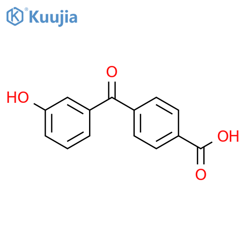 4-(3-hydroxybenzoyl)benzoic acid structure