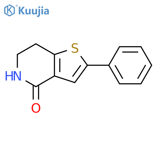 6,7-Dihydro-2-phenylthieno3,2-cpyridin-4(5H)-one structure