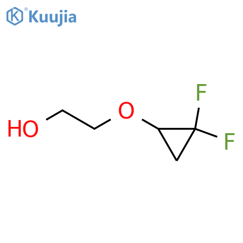 2-(2,2-difluorocyclopropoxy)ethanol structure