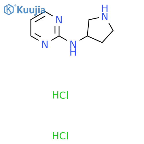N-(Pyrrolidin-3-yl)pyrimidin-2-amine dihydrochloride structure