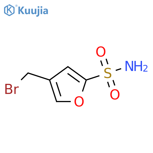 4-(bromomethyl)furan-2-sulfonamide structure