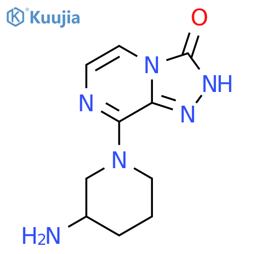 8-(3-aminopiperidin-1-yl)-[1,2,4]triazolo[4,3-a]pyrazin-3(2H)-one structure
