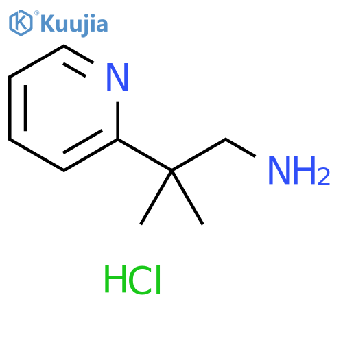 2-methyl-2-(pyridin-2-yl)propan-1-amine dihydrochloride structure